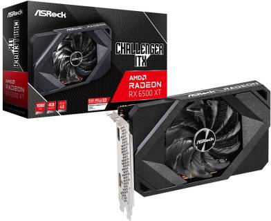 Видеокарта ASRock Radeon RX 6500 XT Challenger ITX 4GB RX6500XT CLI 4G