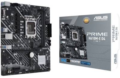 Материнская плата ASUS PRIME H610M-E D4-CSM PRIME_H610M-E_D4-CSM