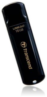 Флеш-память USB Transcend JetFlash 700 16GB Black USB 3.0 TS16GJF700