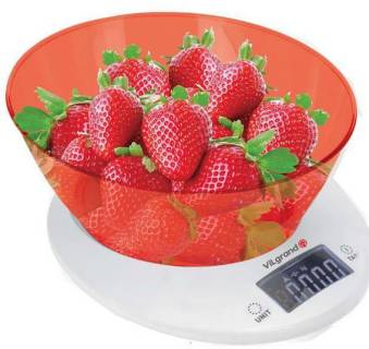 Весы VILGRAND VKS-533C red