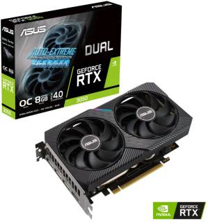 Видеокарта ASUS Dual GeForce RTX 3050 OC Edition 8GB DUAL-RTX3050-O8G