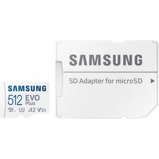 Карта памяти Samsung EVO Plus microSDXC 512GB + SD Adapter MB-MC512KA/RU