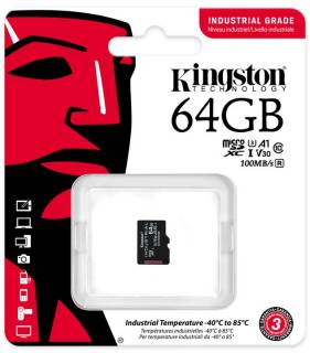 Карта памяти Kingston Industrial microSDXC 64GB SDCIT2/64GBSP