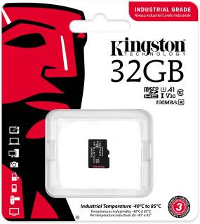 Карта памяти Kingston Industrial microSDXC 32GB SDCIT2/32GBSP