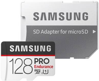 Карта памяти Samsung PRO Endurance microSDXC 128GB + adapter MB-MJ128GA/RU