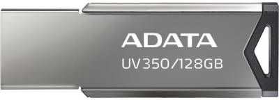 Флеш-память USB A-Data UV350 128GB Metal Black USB 3.1 AUV350-128G-RBK