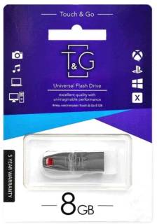 Флеш-память USB T&G 115 Stylish series 8GB Chrom USB 2.0 TG115-8G
