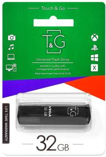 Флеш-память USB T&G 121 Vega Series 32GB Black USB 2.0 TG121-32GBBK