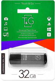 Флеш-память USB T&G 121 Vega Series 32GB Grey USB 2.0 TG121-32GBGY