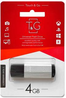 Флеш-память USB T&G 121 Vega Series 4GB Silver USB 2.0 TG121-4GBSL
