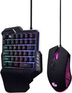 Набор Gembird 2-in-1 Backlight Gaming Kit USB Black GGS-IVAR-TWIN