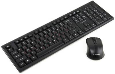 Набор Gembird Wireless desktop set USB Black KBS-WM-03-UA