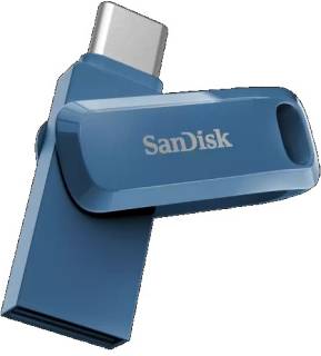 Флеш-память USB SanDisk Ultra Dual Drive Go 128GB Navy Blue USB 3.1 Type-C SDDDC3-128G-G46NB
