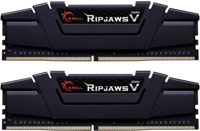 Оперативная память G.Skill Ripjaws V Black DDR4 32GB (2x16GB) 4000MHz CL16 Kit F4-4000C16D-32GVKA