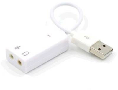 VOLTRONIC USB-sound card (5.1) 3D sound White YT-SC-5.1/W/03351
