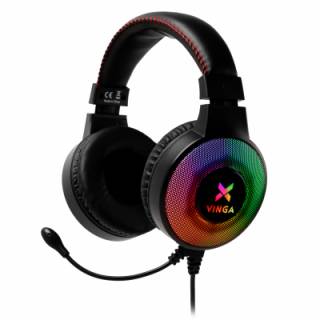 Наушники Vinga HSCU-100 Gaming Led Black