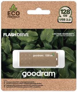 Флеш-память USB Goodram UME3 Eco Friendly 128GB Brown USB 3.0 UME3-1280EFR11