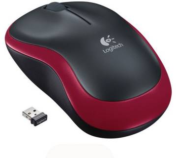 Мышка Logitech M185 Wireless Red 910-002240