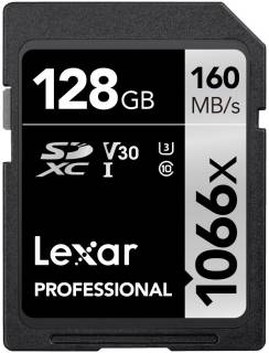 Карта памяти Lexar Professional 1066x SDXC SILVER Series 128GB LSD1066128G-BNNNG