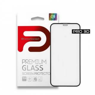 Armorstandart Pro для Apple iPhone 12 Pro Max Black, 0.33mm, 3D (ARM57356)