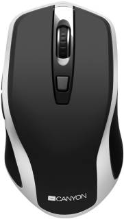 Мышка Canyon MW-19 Wireless Silent Black/Silver CNS-CMSW19B