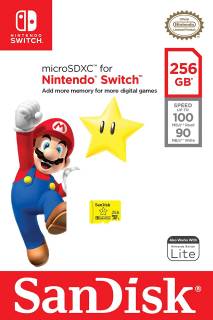 Карта памяти SanDisk microSDXC 256GB for Nintendo Switch SDSQXAO-256G-GNCZN