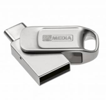 Флеш-память USB MyMedia MyDual 32GB Silver USB 2.0 Type-C 69266