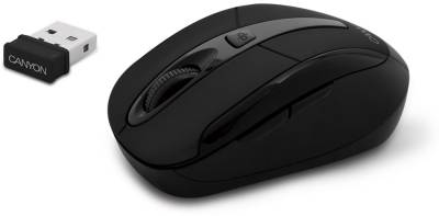 Мышка Canyon MSO-W6 Wireless Black CNR-MSOW06B