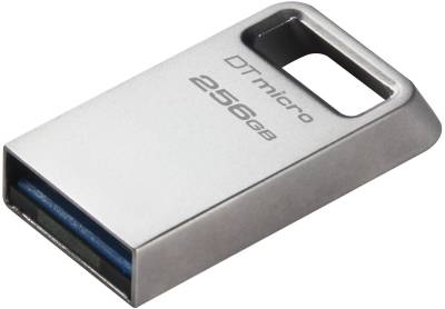 Флеш-память USB Kingston DataTraveler Micro 256GB Silver USB 3.2 DTMC3G2/256GB