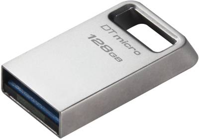 Флеш-память USB Kingston DataTraveler Micro 128GB Silver USB 3.2 DTMC3G2/128GB