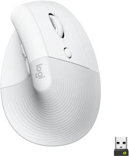 Мышка Logitech Lift Vertical Ergonomic Wireless/Bluetooth Pale Grey 910-006475