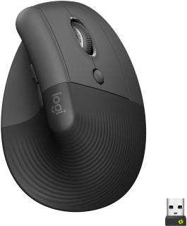 Мышка Logitech Lift Vertical Ergonomic Wireless/Bluetooth Graphite 910-006473