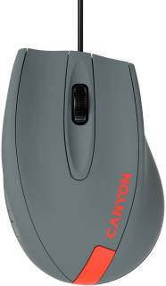 Мышка Canyon M-11 Gray/Red USB CNE-CMS11DG