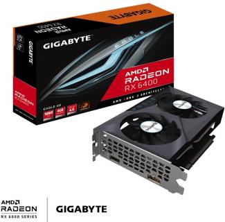 Видеокарта Gigabyte Radeon RX 6400 EAGLE 4GB GV-R64EAGLE-4GD