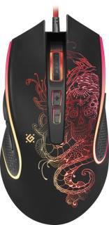 Мышка Defender Venom GM-640L Black USB 52640