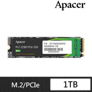 Внутренний HDD/SSD Apacer AS2280P4X 1TB M.2 2280 NVMe PCIe Gen3 x4 TLC AP1TBAS2280P4X-1
