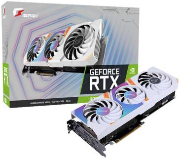 Видеокарта COLORFUL iGame GeForce RTX 3050 Ultra White OC 8GB RTX 3050 Ultra W OC 8G-V
