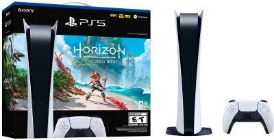 Игровая приставка Sony PlayStation 5 Digital Edition 825GB White + Horizon Forbidden West Bundle PS5DE_HFW