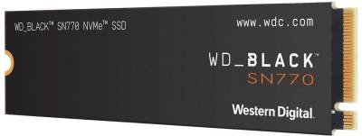 Внутренний HDD/SSD Western Digital WD_Black SN770 500GB M.2 2280 NVMe PCIe Gen4 x4 TLC WDS500G3X0E