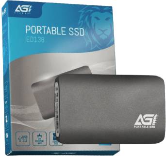 Внешний HDD AGI ED138 Portable SSD 512GB Black USB 3.2 Gen2 Type-C AGI512GIMED138