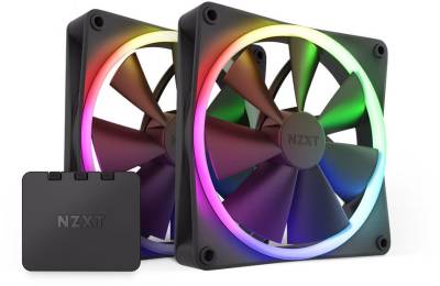 Вентилятор NZXT F140 RGB Twin Pack Black RF-R14DF-B1