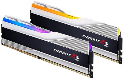 Оперативная память G.Skill Trident Z5 RGB Silver DDR5 32GB (2x16GB) 5200MHz CL40 Kit F5-5200J4040A16GX2-TZ5RS