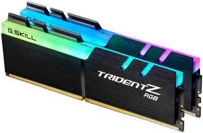 Оперативная память G.Skill Trident Z RGB Black DDR4 32GB (2x16GB) 4000MHz CL18 Kit F4-4000C18D-32GTZR