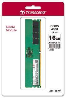 Оперативная память Transcend JetRam DDR5 16GB 4800MHz CL40 JM4800ALE-16G