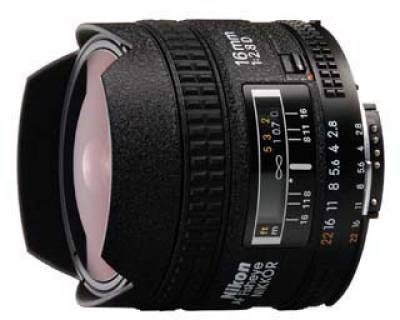 Объектив Nikon 16mm f/2.8D AF Fisheye-NIKKOR JAA626DA