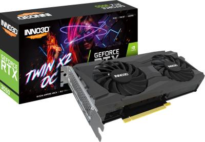 Видеокарта Inno3D GeForce RTX 3050 TWIN X2 OC 8GB N30502-08D6X-11902130
