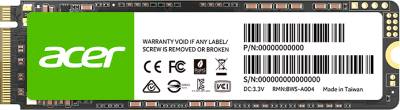 Внутренний HDD/SSD Acer FA100 512GB M.2 2280 NVMe 1.4 PCIe Gen3 x4 TLC BL.9BWWA.119