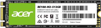 Внутренний HDD/SSD Acer RE100 512GB M.2 2280 3D TLC BL.9BWWA.114