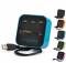 Миниатюра VOLTRONIC USB 2.0 to 3xUSB 2.0 + SD/MMC/TF/M2 blue/black CUB3-Bl, фото 1