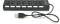 Миниатюра VOLTRONIC USB 2.0 to 7xUSB with switches black YT-H7SHS-B, фото 1
